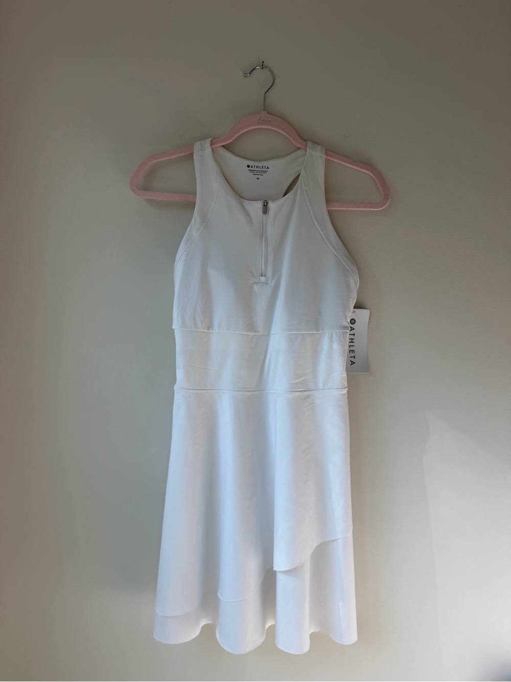 Athleta Sleeveless Zip-Front Tennis Dress